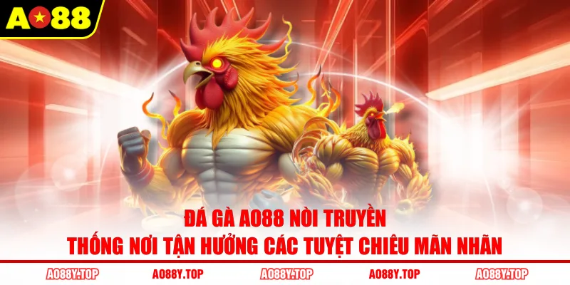 Đá gà AO88 nòi truyền thống nơi tận hưởng các tuyệt chiêu mãn nhãn
