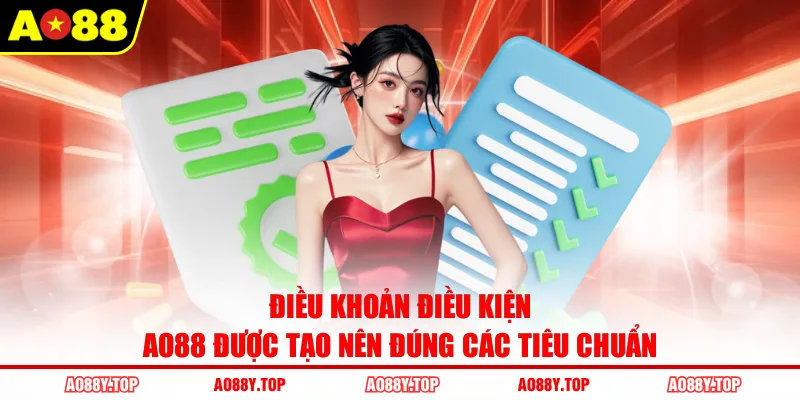 Điều khoản điều kiện AO88 được tạo nên đúng các tiêu chuẩn